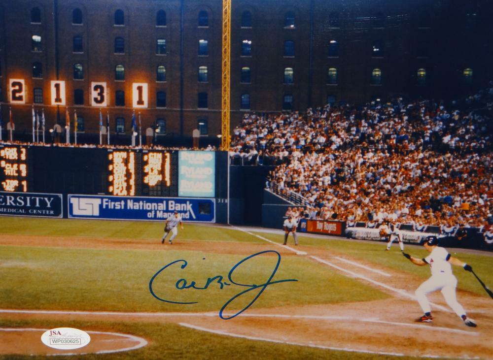 Cal Ripken Jr Autographed Baltimore Orioles 8x10 Scoreboard Photo Poster painting- JSA W Auth