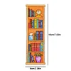 Bookshelf-11CT Stamped Cross Stitch Bookmark 18*6cm(Double Sided)