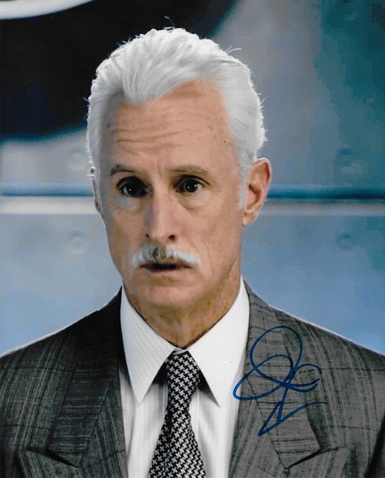 JOHN SLATTERY 'IRON MAN AVENGERS' HOWARD STARK SIGNED 8X10 PICTURE *COA 4