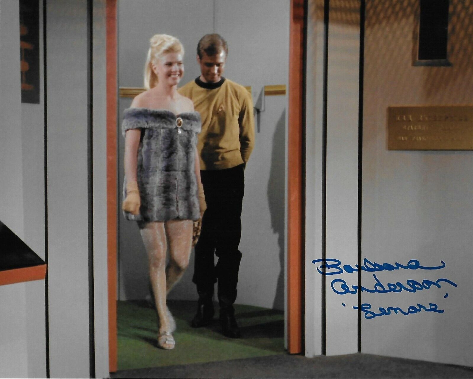 Barbara Anderson Star Trek TOS Original Autographed 8x10 Photo Poster painting #16