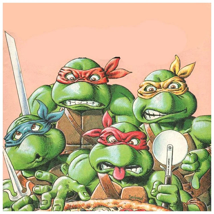 Cartoon Warrior - Full Round Drill Diamond Painting - 30x30cm(Canvas)