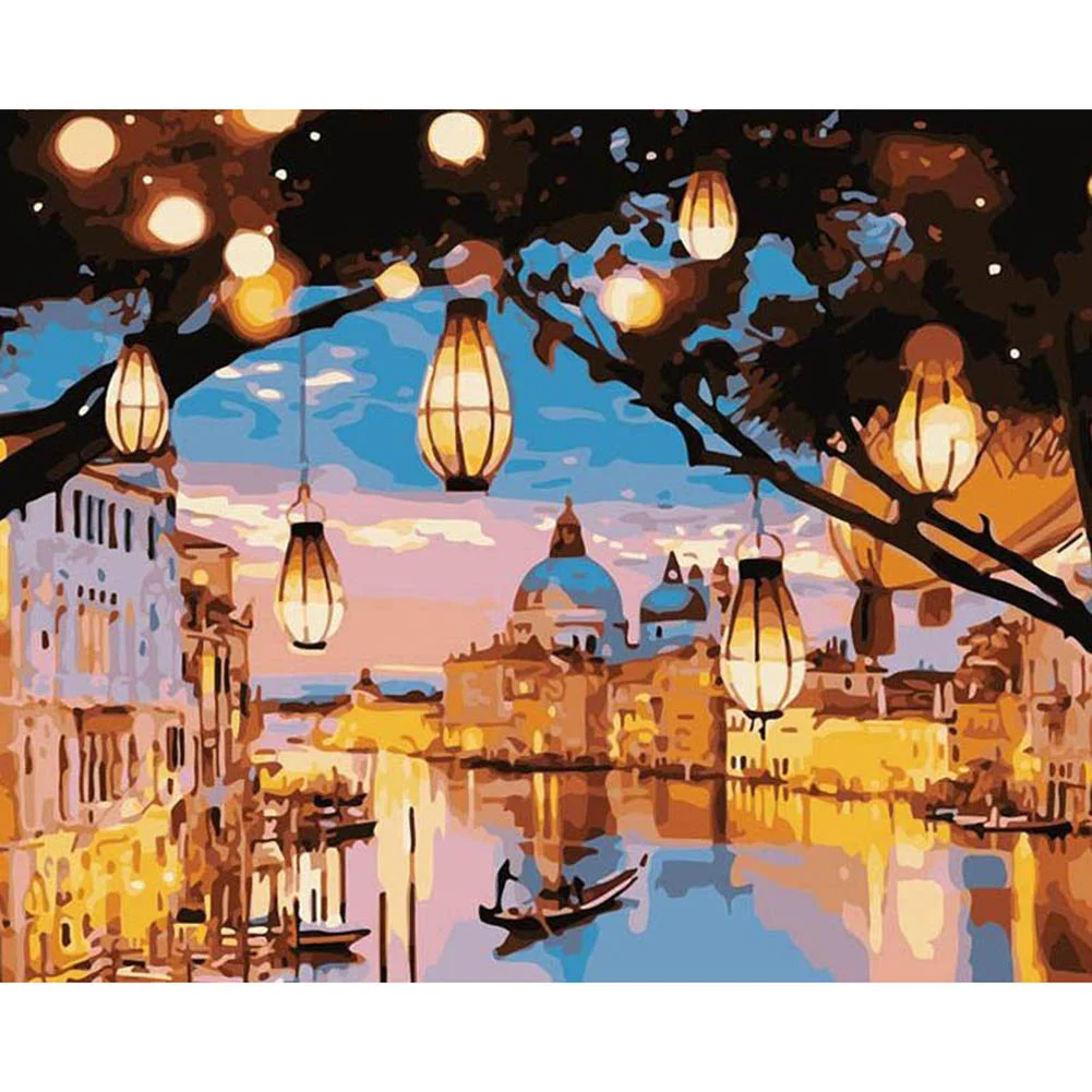 Venice Night View - Paint By Numbers