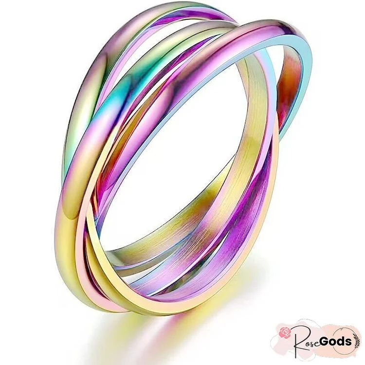 Women's Fashion Simple Titanium Steel Ring