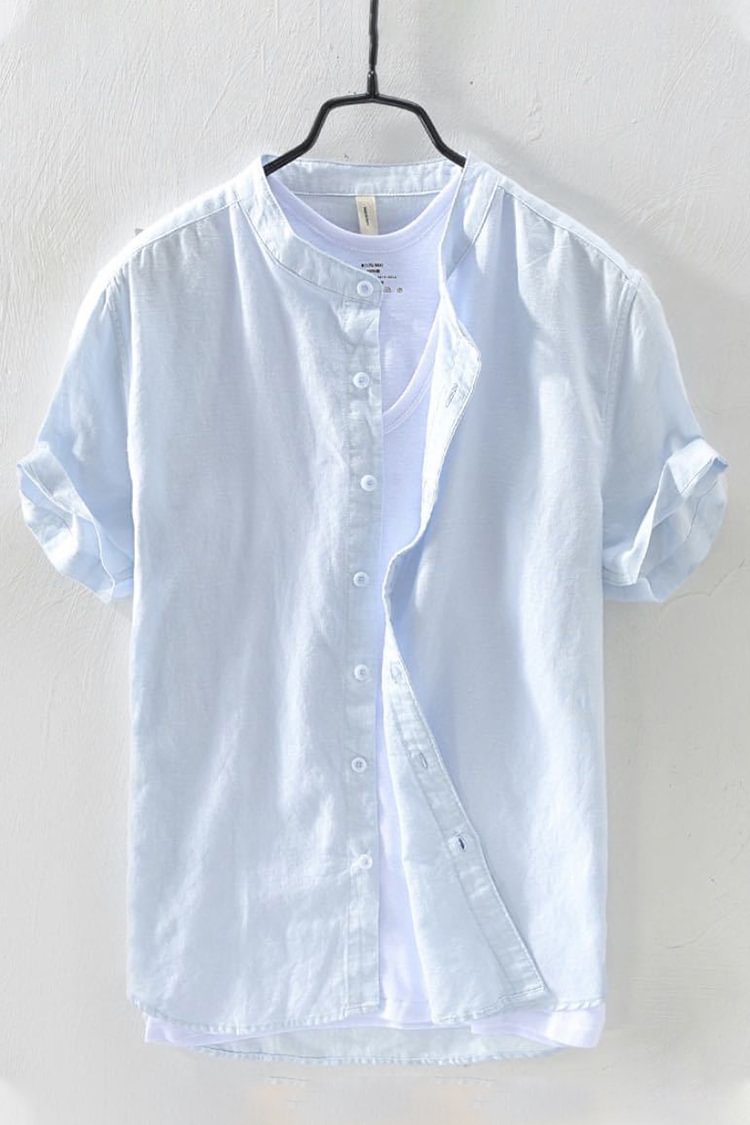 Casual Solid Color Men's Shirt