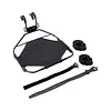 Metal Bike Front Basket Detachable Bike Front Rack Carrier 33 LBS Capacity Luggage Panniers Bag Carrier Bracket with Straps for Outdoor Travel Cycling & Commute