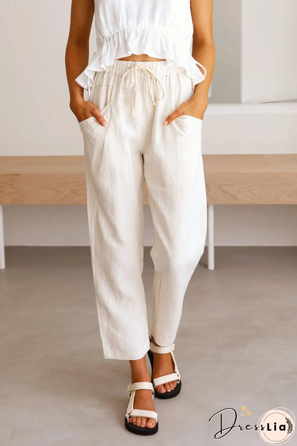 Relaxed Drawstring Pants