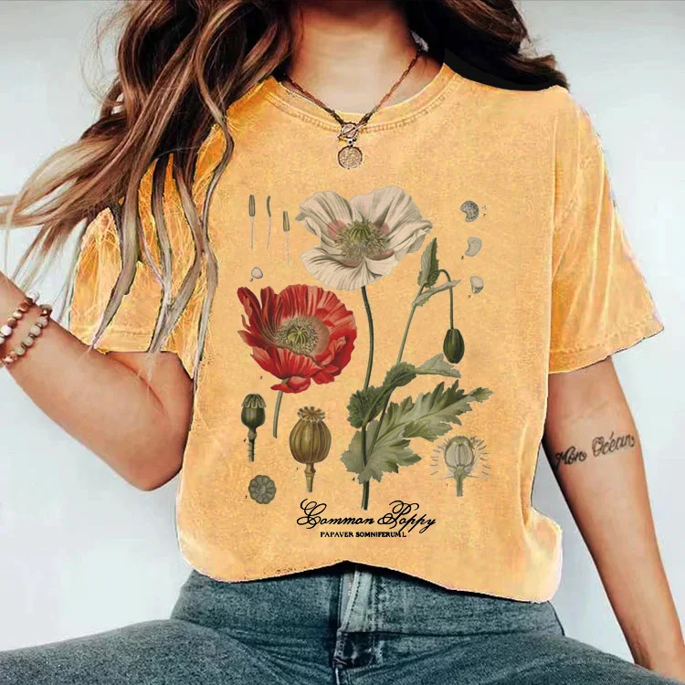 Vintage Poppy T-shirt