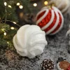 8CM Christmas's Tree Shimmer Foam Hanging Decor Ball