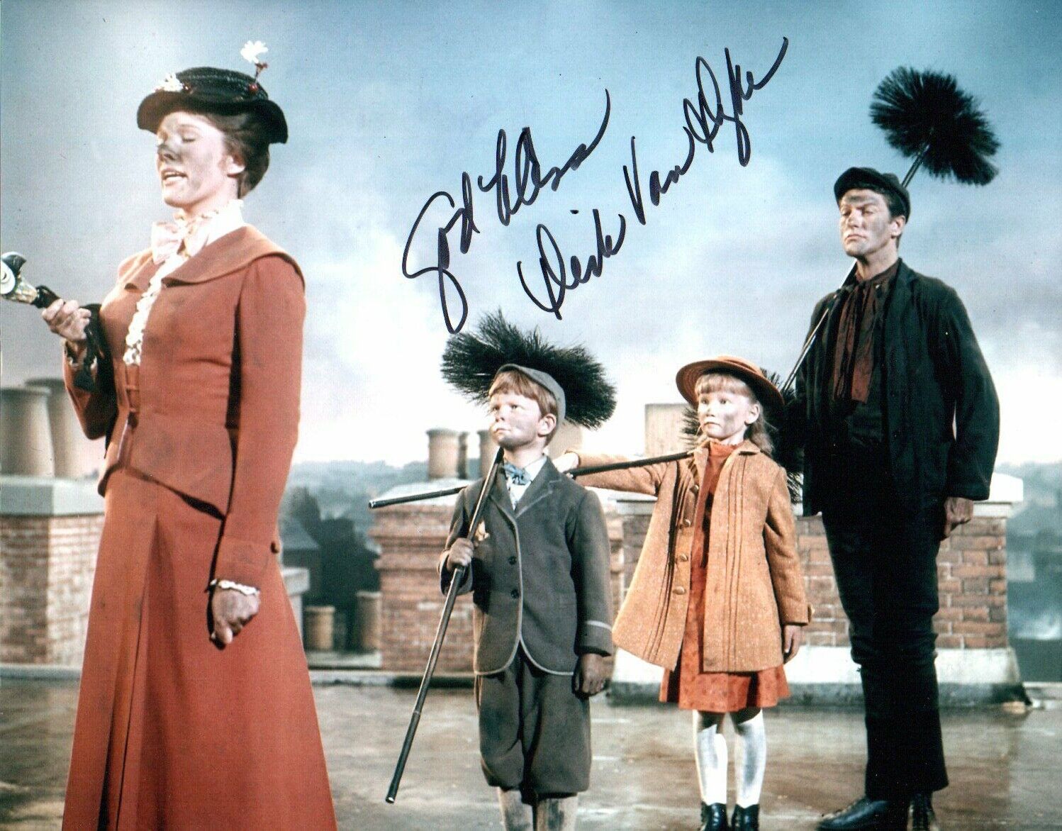 Dick Van Dyke Hand Signed 10 by 8 inches Photo Poster painting Autograph Mary Poppins Chitty