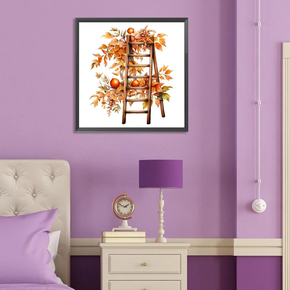Diamond Painting - Full Round Drill - Harvest Ladder(Canvas|30*30cm)