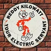 Reddy Kilowatt - Round Metal Tin Signs(12*12Inch)