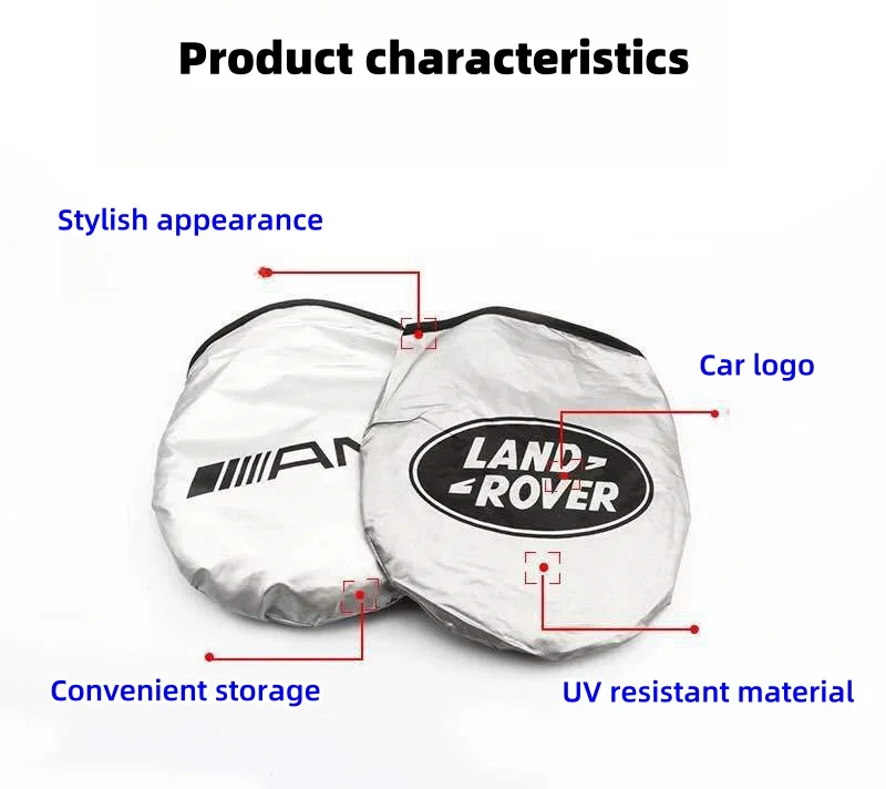 Car customized front windshield sun visor (with car LOGO)