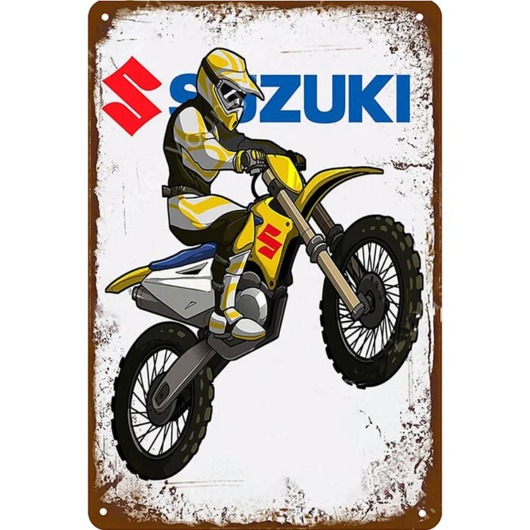 Suzuki Motorcycle - Vintage Tin Signs/Wooden Signs - 8*12Inch/12*16Inch