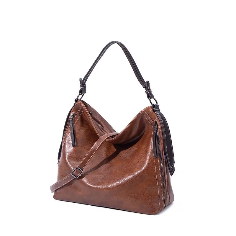 Women's Bag New Portable Women's Bag Casual Soft Leather Shoulder Fashion Diagonal Bag