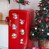 6Pcs Acrylic Christmas Snowman Diamond Painting Refrigerator Magnet for DIY Art