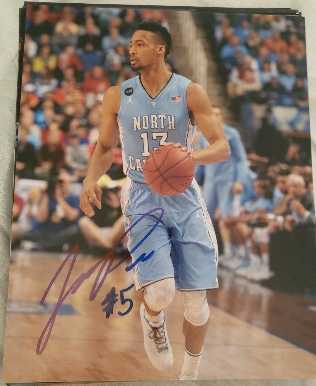 J.P. TOKOTO NORTH CAROLINA TAR HEELS SIGNED AUTOGRAPHED 8X10 Photo Poster painting W/COA 5