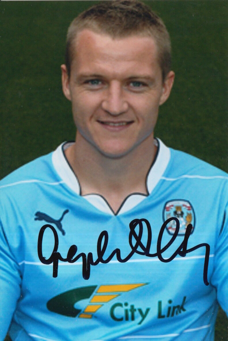 COVENTRY CITY HAND SIGNED GARY MCSHEFFREY 6X4 Photo Poster painting.