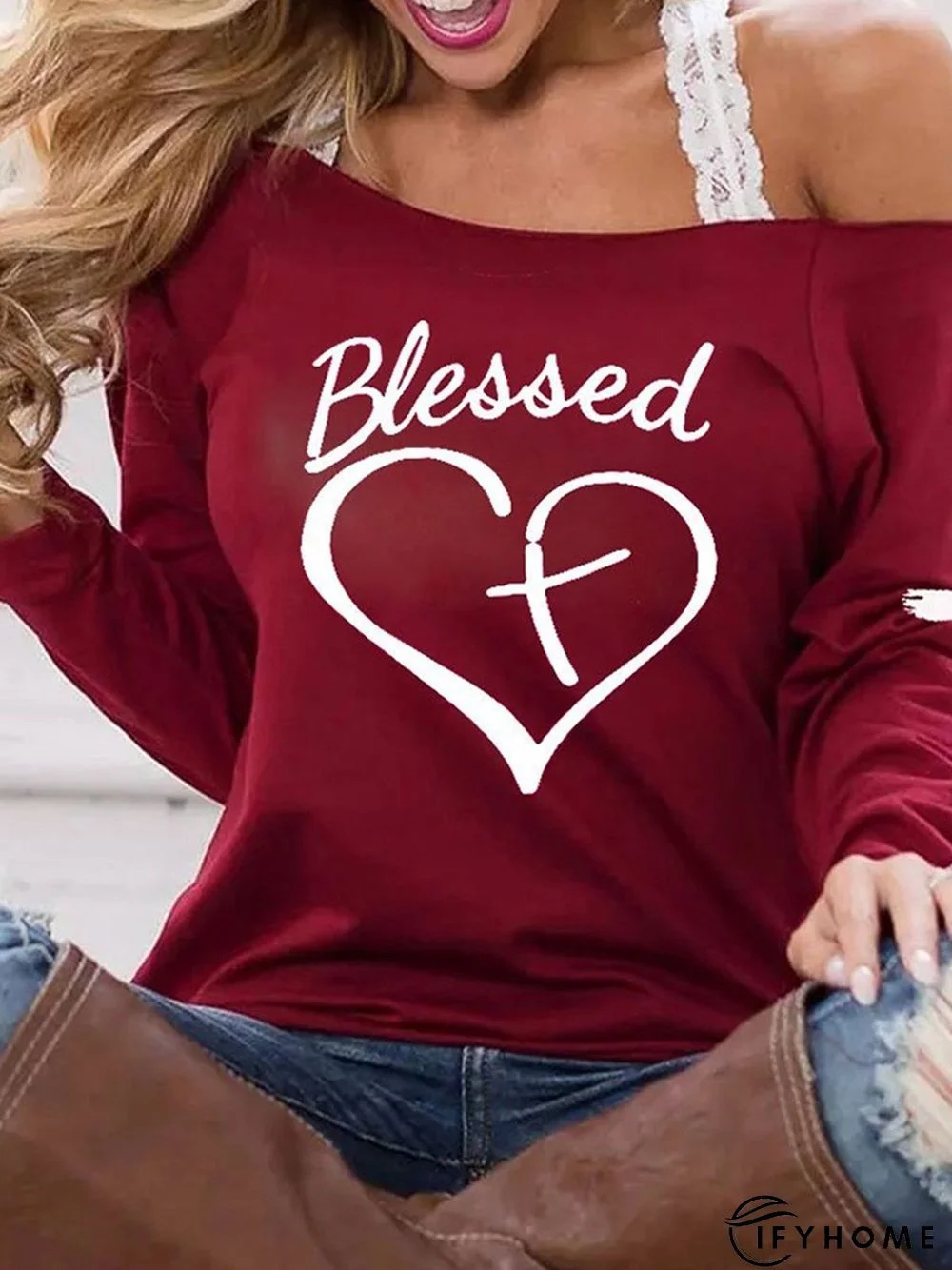 Casual Letter Tops | IFYHOME