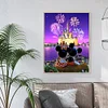 Cross Stitch Kits 11CT Stamped DIY Cartoon Mouse Full Embroider Needlework