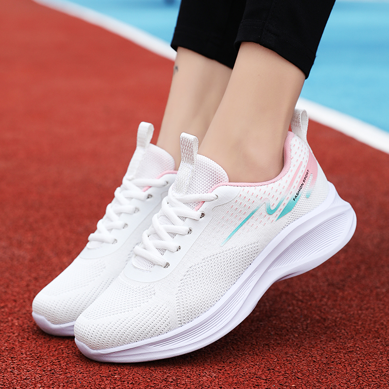 Women's Mesh Breathable Lightweight Comfortable Fashion Sneakers - 001