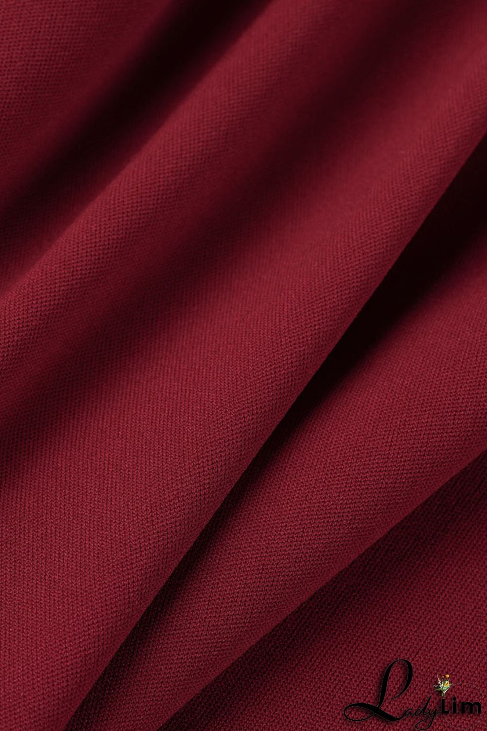 Burgundy Casual Solid Split Joint Spaghetti Strap Loose Jumpsuits