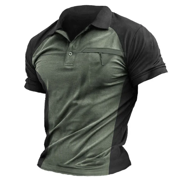 Men's Training Polo Short Sleeve T-Shirt
