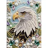 Diamond Painting-DIY Special Shaped Drill Pearl Painting Eagle(30x40cm)