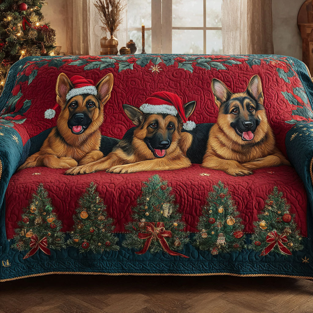 Festive Shepherds Quilted Sofa Cover NCU0TV943 everthome