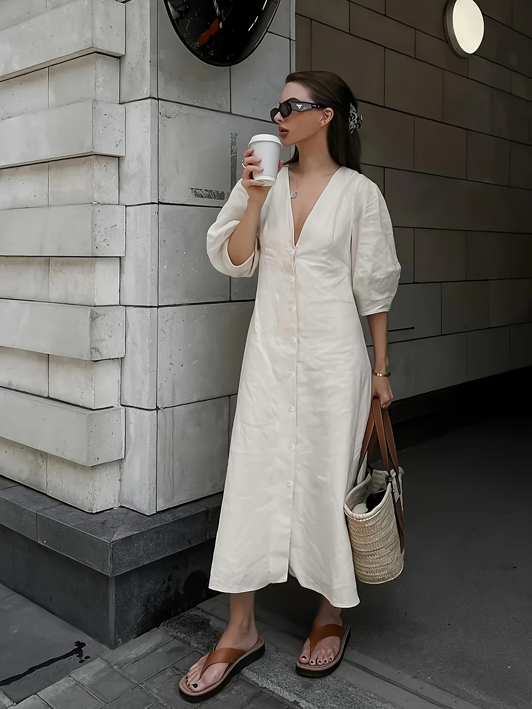 Women's Summer Casual Long Dress M9529-1 | IFYHOME