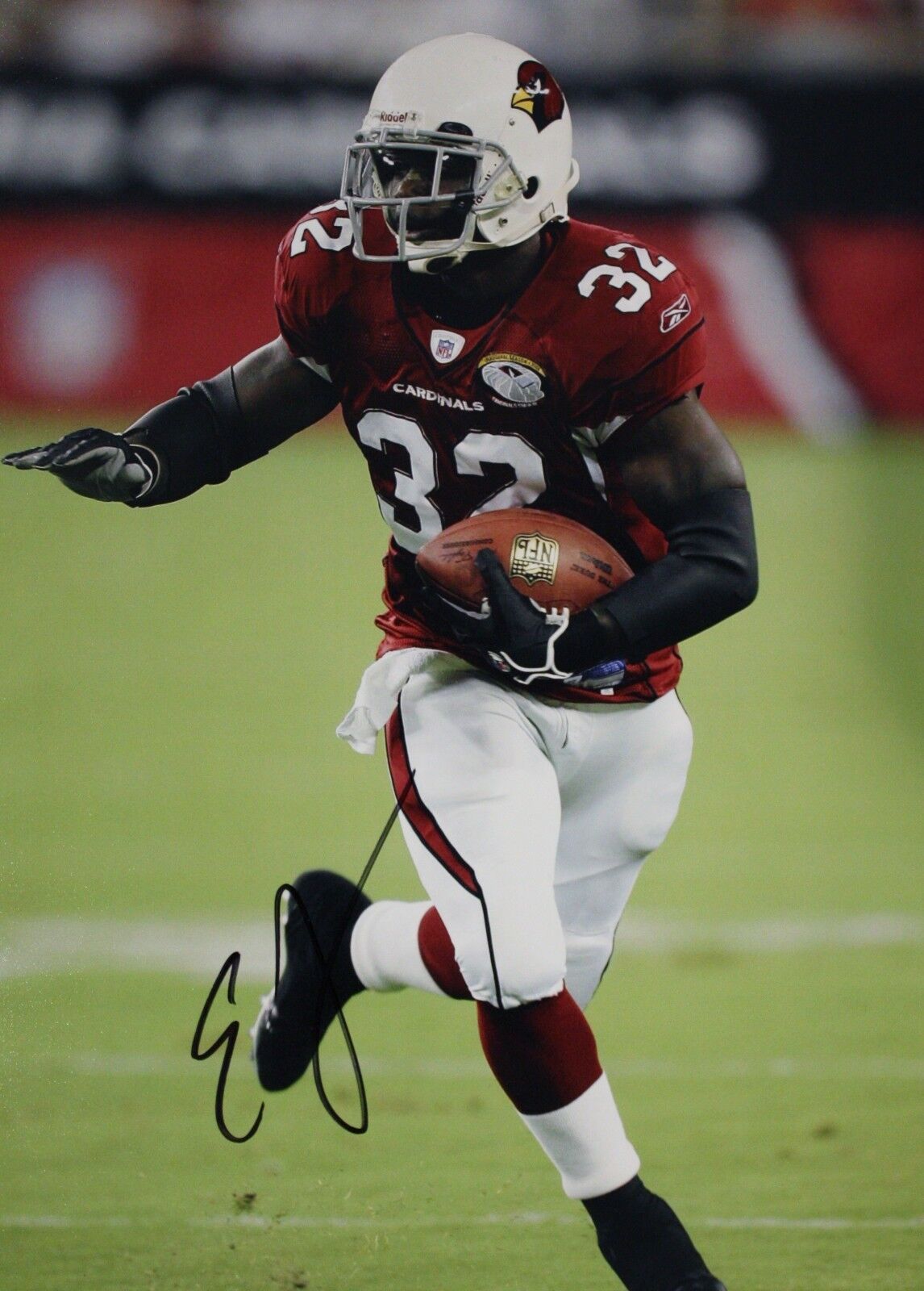 Autographed 11x14 Edgerrin James Arizona Cardinals Photo Poster painting - w/COA