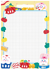 Cute Invitation Series Grid Memo