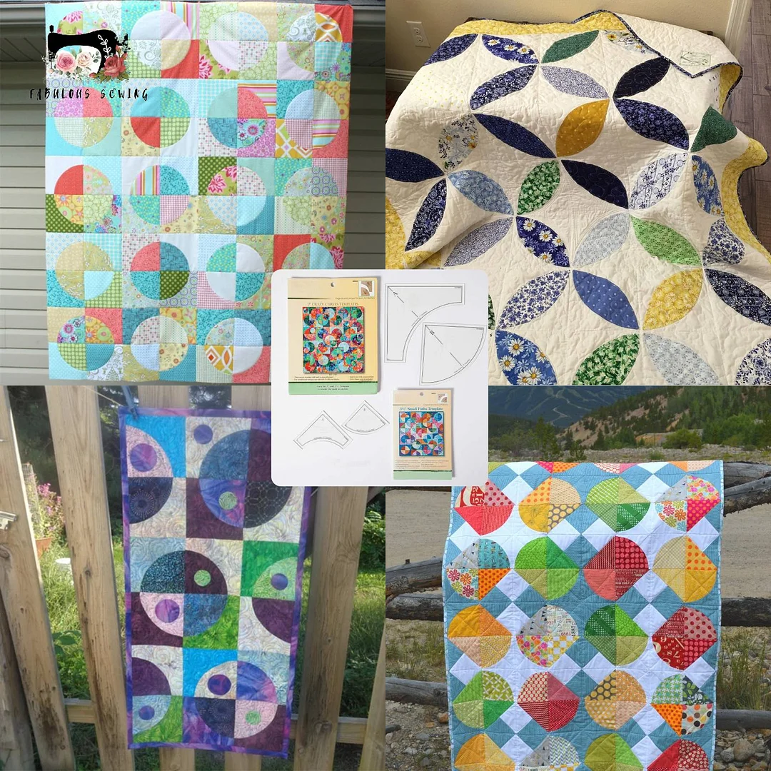 Quick Curve Quilt Template Set