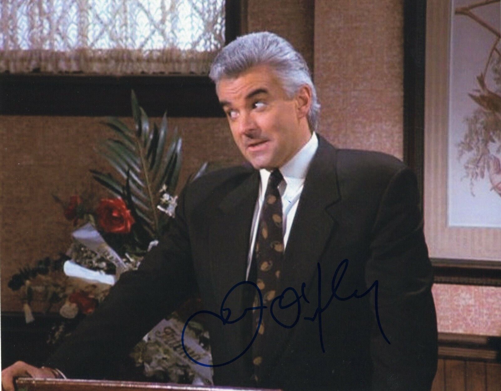 John O'Hurley Signed 8x10 Photo Poster painting w/COA Seinfield Family Feud #3