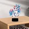 Unicorn Diamond Painting Night Light Diamond Art Lamp Home Decoration (B)
