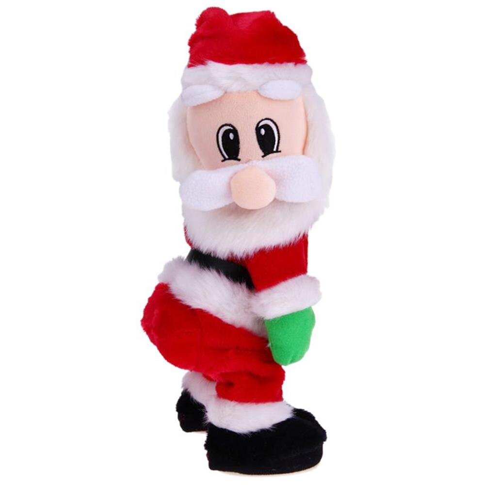 Christmas Musical Electric Twerk Singing Dancing Santa Clause Hip Shake Figure Twisted Hip Toys | IFYHOME