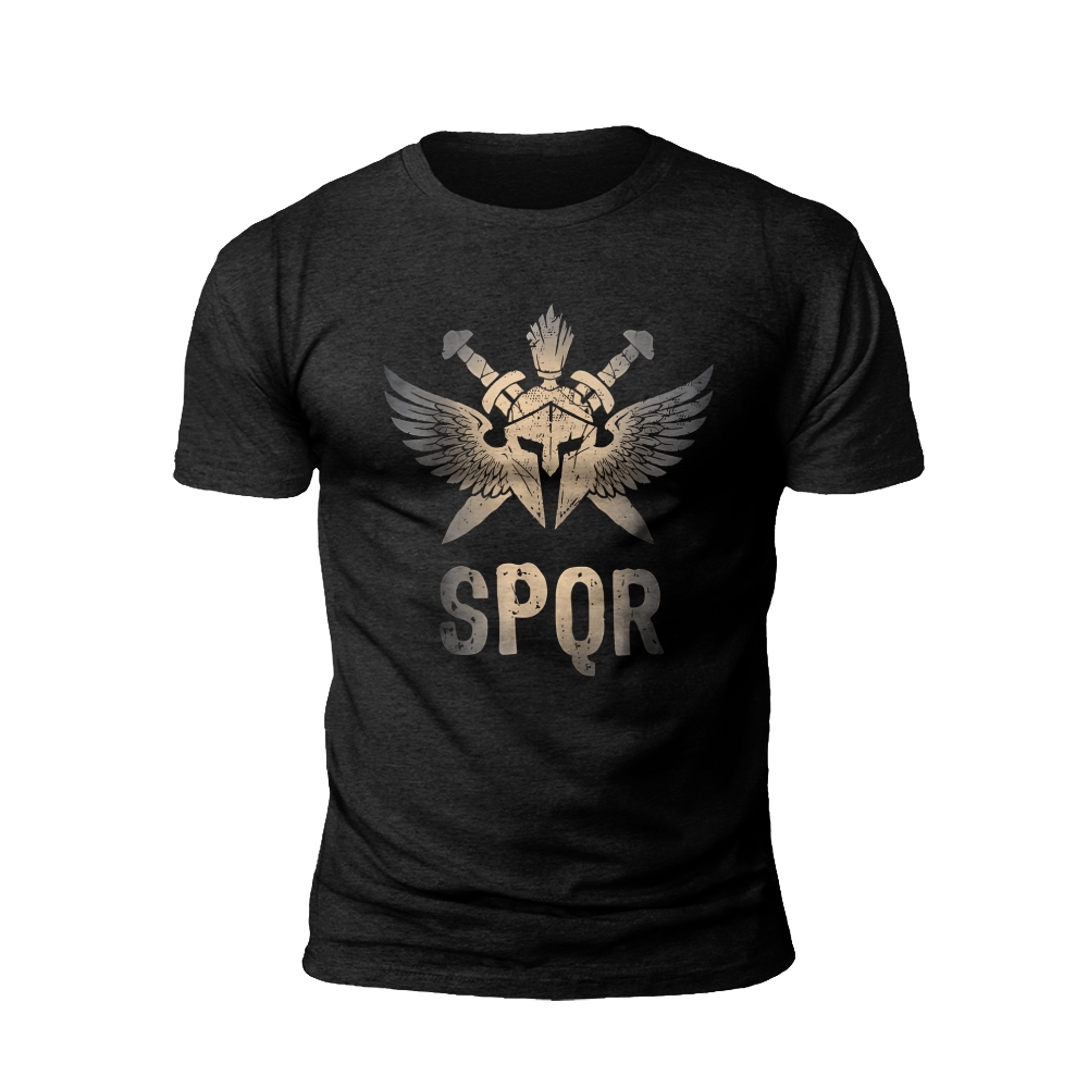 Valor and Heritage: The SPQR Legacy T-shirt