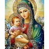 Lady of Religion Full DIY 5D Round Drill Gem Art Diamond Painting Kits 40x50cm for Adults/Beginners Gift Idea Home Decor