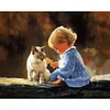 >SALE<5D DIY Diamond Painting Happy Childhood Hour Cross Stitch Embroidery Mosaic