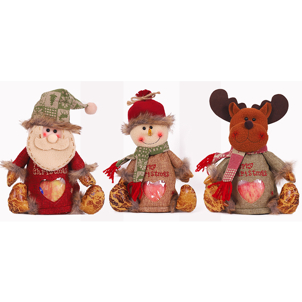 

Christmas Apple Bags Candy Boxes Festival Decor for Holiday Party Favors, Moose., 501 Original