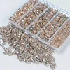 800Pcs 4/6/8/10mm Glass Beads for Jewelry Making Crystal Faceted Jewelry Beads with Holes for Bracelets Necklace Pendants Making Supplies