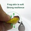 5pcs Artificial Lifelike Thunder Frog Lure 25mm 3g Silicone Baits for Bass (B)