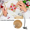 (US Only)Magnifying Glass Desk Lamp with Clamp for Diamond Painting Cross Stitches