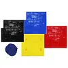 [US Local Warehouse] Concrete Texturing Skin 24x24in Concrete Stamps Mats Set 5 PCS Polyurethane Stamp Stone Tile Texture Mat for Walls/Floors