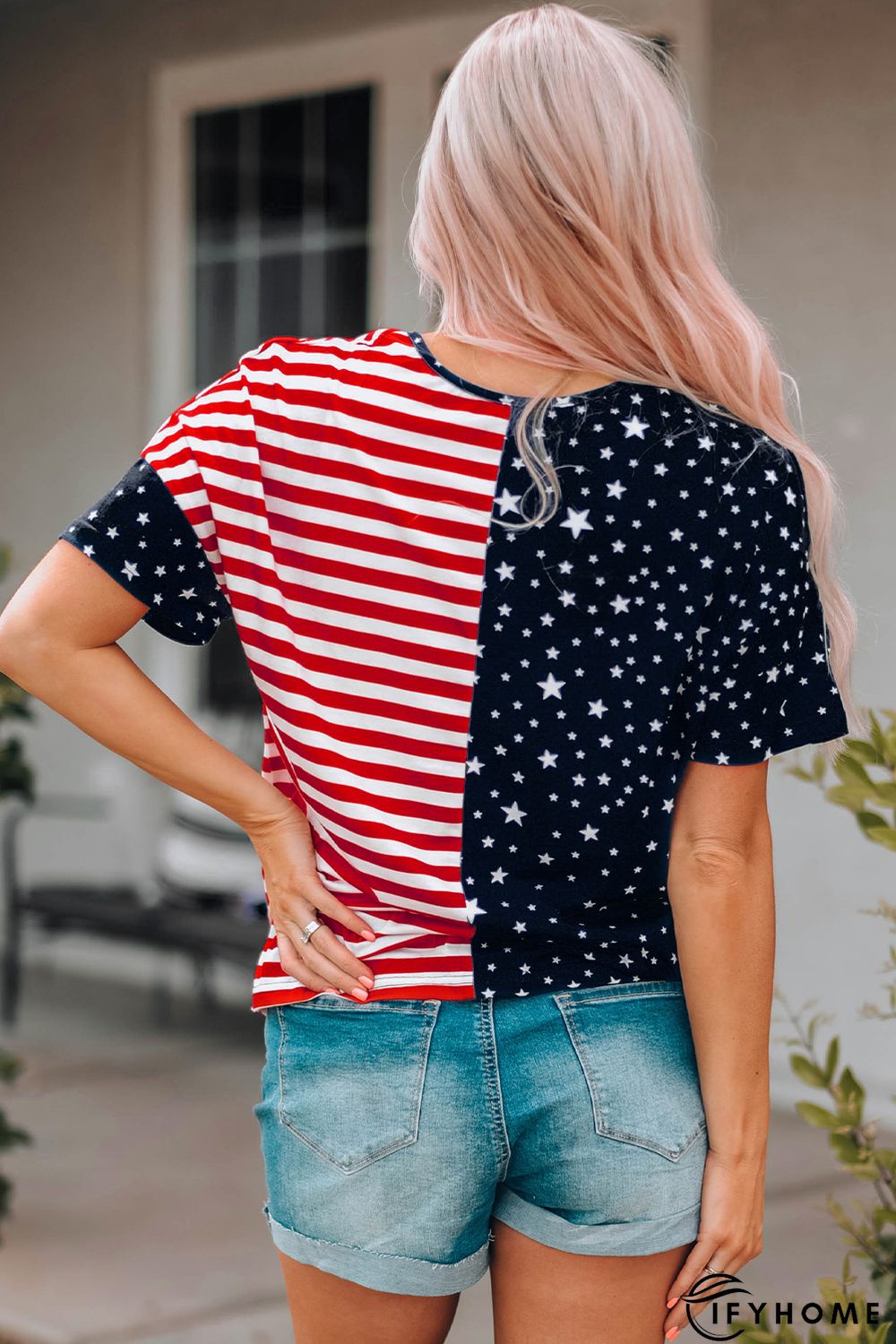 July 4th Stars and Stripes USA Flag Tee | IFYHOME