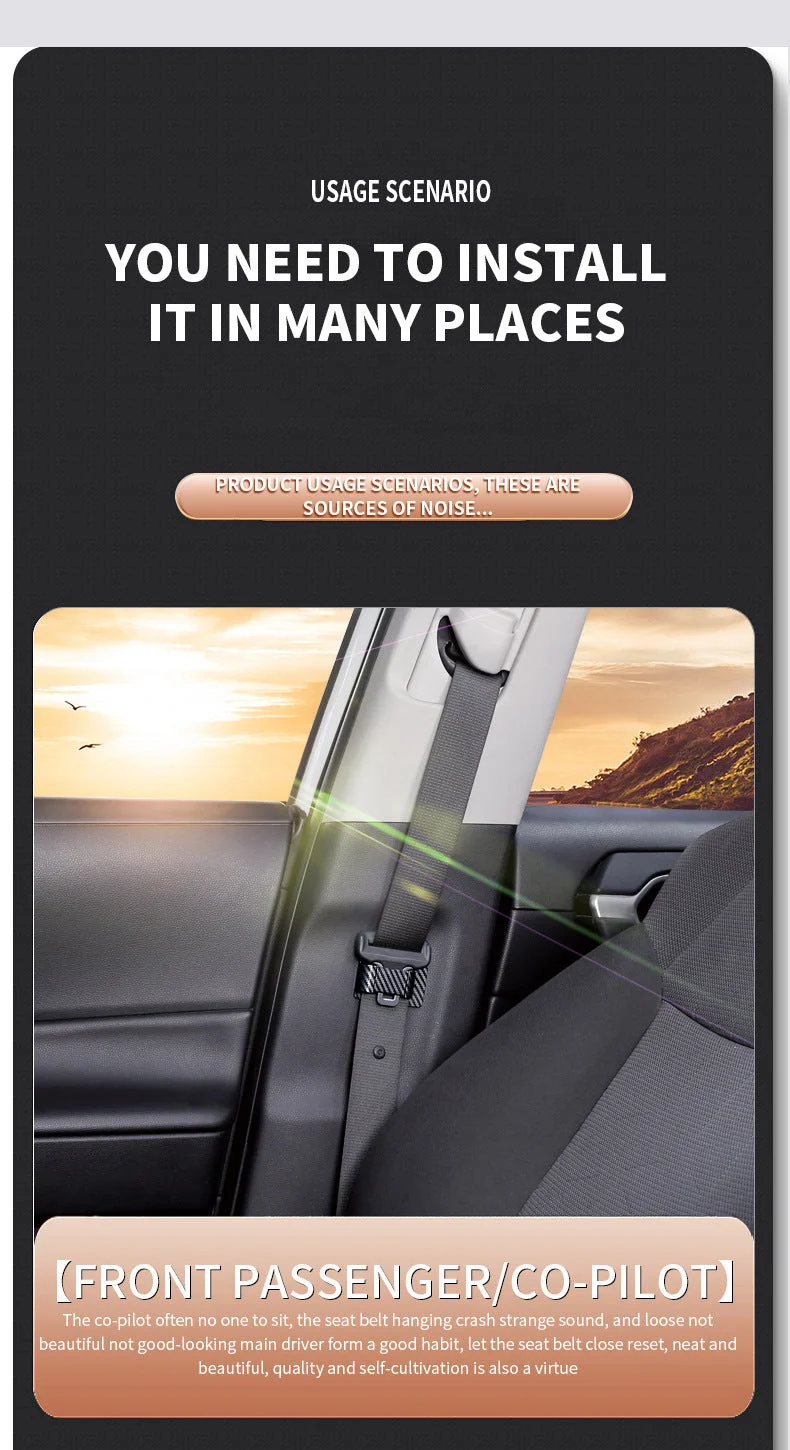 🔥Hot sale🔥Car Seat Belt Retainer