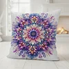 Mandala Purple Cross Stitch Pillow Cover Kit 11CT Stamped 3-Strand Embroidery 45x45cm tapestrymarket