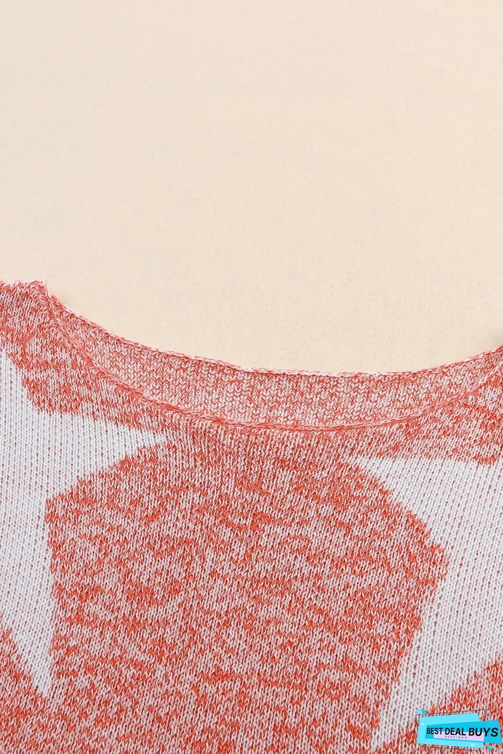 Big Star Spangled Casual Knit Sweater