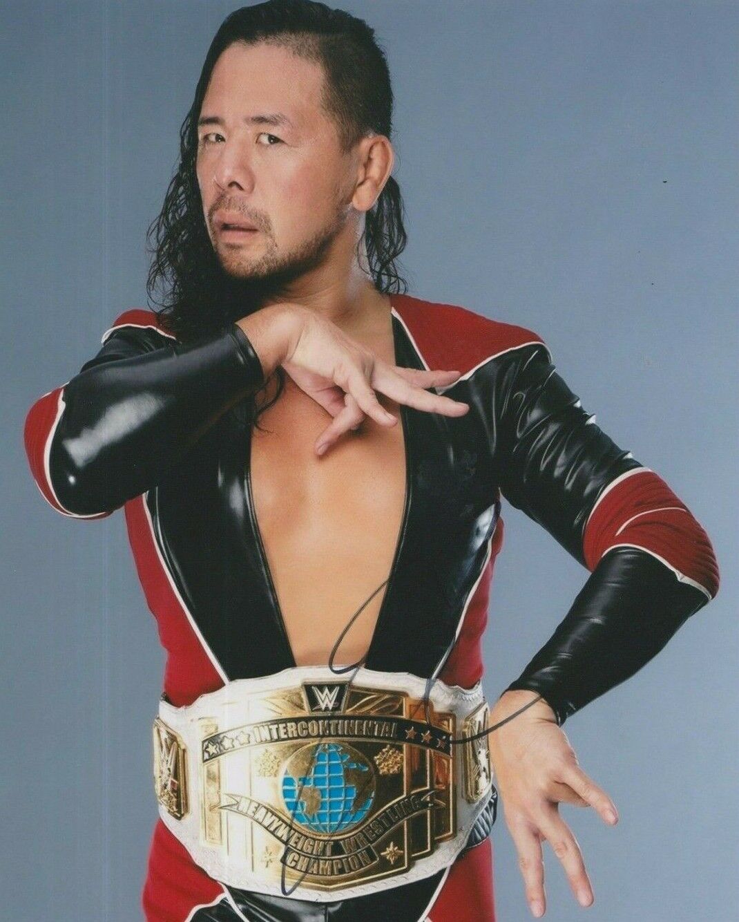 Shinsuke Nakamura (WWE) **HAND SIGNED** 10x8 Photo Poster painting ~ AUTOGRAPHED