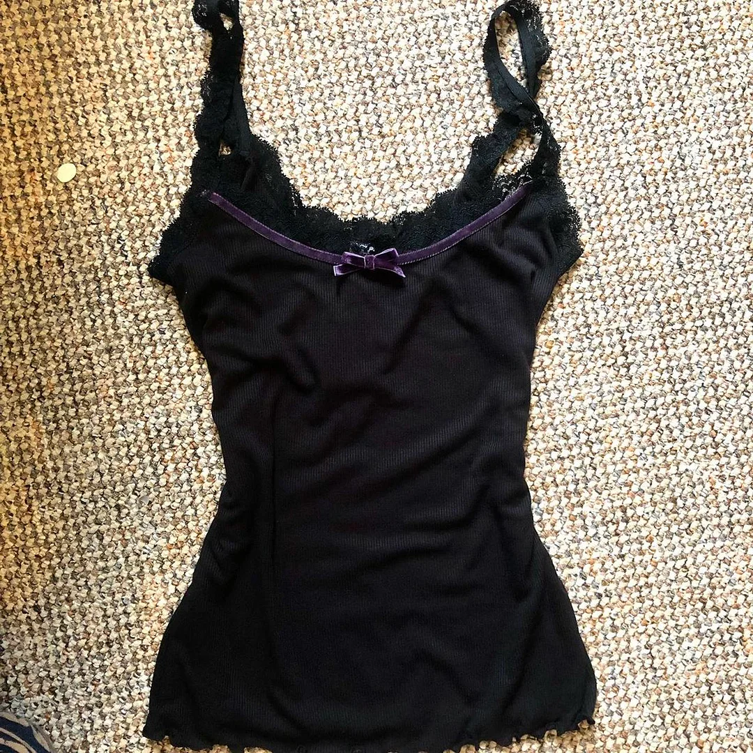 Aonga Harajuku Summer Aesthetic Y2K Female Halter tops Women Vintage Solid Casual Maiden Sleeveless Tide Singlet Cute Fashion Camisole aonga