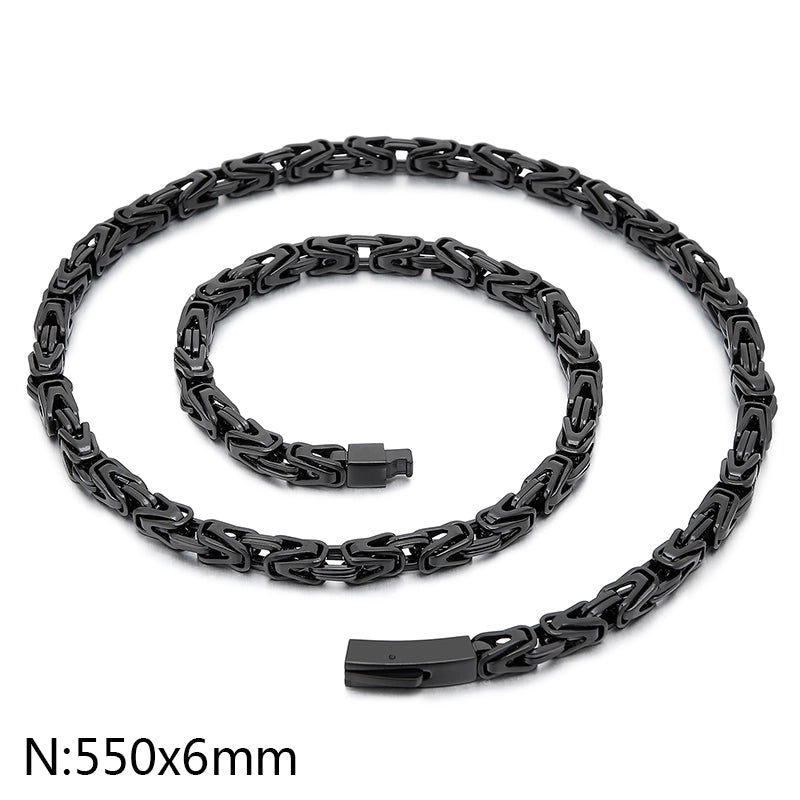 Jewelry Hip-Hop Geometric 304 Stainless Steel 18K Gold Plated Necklace